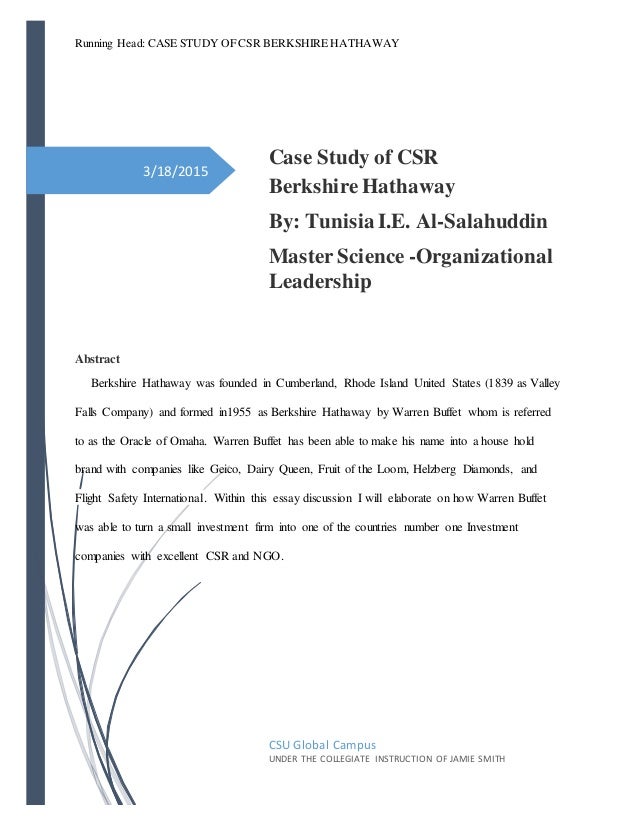 berkshire hathaway research paper